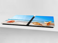 Very Big Cooktop saver - Nature series DD08 Shells on the beach 2