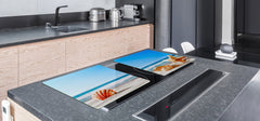 Very Big Cooktop saver - Nature series DD08 Shells on the beach 2