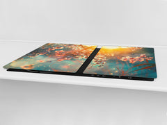 Very Big Cooktop saver - Nature series DD08 Blooming orchard