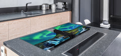Very Big Cooktop saver - Nature series DD08 Aurora borealis