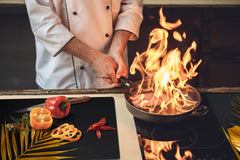 Enorme Cubre vitros de cristal templado - Serie de alimentos DD16 Comida Africa