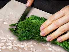 UNIQUE Tempered GLASS Kitchen Board – Impact & Scratch Resistant Cooktop cover – SINGLE: 80 x 52 cm; DOUBLE: 40 x 52 cm; DD39 Colourful Variety Series: Beige decorative tree