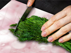 UNIQUE Tempered GLASS Kitchen Board – Impact & Scratch Resistant Cooktop cover – SINGLE: 80 x 52 cm; DOUBLE: 40 x 52 cm; DD39 Colourful Variety Series: Gems close-up