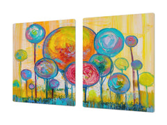 Induction Cooktop Cover – Glass Worktop saver: Fantasy and fairy-tale series DD18 Children's picture