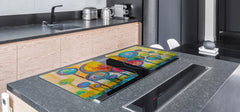 Induction Cooktop Cover – Glass Worktop saver: Fantasy and fairy-tale series DD18 Children's picture
