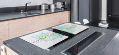 GIGANTIC CUTTING BOARD and Cooktop Cover - Expressions Series DD17 Inscription 2