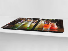 Cubre vitrocerámica para cerámicas de grandes dimensiones o tabla de cortar Serie Bebidas DD11 Bebidas coloridas 2