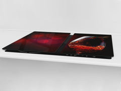 BIG KITCHEN PROTECTION BOARD or Induction Cooktop Cover - Wine Series DD04 Red wine 7