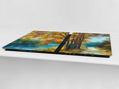 Very Big Cooktop saver - Nature series DD08 Park in the autumn season 1