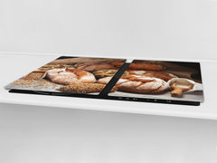 HUGE TEMPERED GLASS CHOPPING BOARD – Bread and flour series DD09 Breads 7