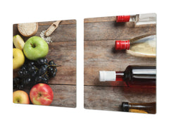 UNIQUE Tempered GLASS Kitchen Board Fruit and Vegetables series DD02 Fruit 2