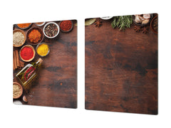 Cutting Board and Worktop Saver – SPLASHBACKS: A spice series DD03B Colorful spices 3