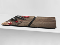 BIG KITCHEN PROTECTION BOARD or Induction Cooktop Cover - Wine Series DD04 Bottles of wine 3