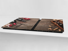 BIG KITCHEN PROTECTION BOARD or Induction Cooktop Cover - Wine Series DD04 Bottles of wine 4