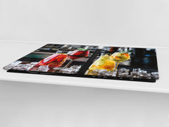 Cubre vitrocerámica para cerámicas de grandes dimensiones o tabla de cortar Serie Bebidas DD11 Bebidas coloridas 3