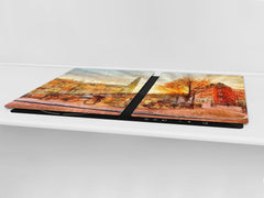 Impact & Shatter Resistant Worktop saver- Image Series DD05B Old Town