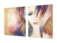 Worktop saver and Pastry Board – Cooktop saver; Series: Outside Series DD19 Woman 10