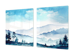 Very Big Cooktop saver - Nature series DD08 Mountains 1