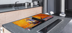 Impact & Shatter Resistant Worktop saver- Image Series DD05B Ship at sea 2