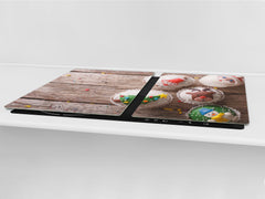 HUGE TEMPERED GLASS COOKTOP COVER - DD30 Christmas Series: Christmas muffins