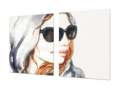 Worktop saver and Pastry Board – Cooktop saver; Series: Outside Series DD19 Woman 8