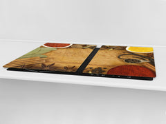 HUGE TEMPERED GLASS COOKTOP COVER A spice series DD03A Root spices 1