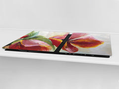 Impact & Shatter Resistant Worktop saver- Image Series DD05B Flowers 6