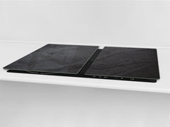 ENORMOUS Tempered GLASS Chopping Board - Induction Cooktop Cover DD36 Textures and tiles 2 Series: Dark granite