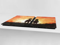 Induction Cooktop Cover – Glass Worktop saver: Fantasy and fairy-tale series DD18 Go together 2