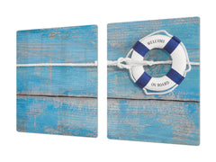 Gigantic KITCHEN BOARD & Induction Cooktop Cover - Water Series DD10 Lifebuoy