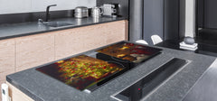 HUGE TEMPERED GLASS COOKTOP COVER - DD30 Christmas Series: Christmas atmosphere