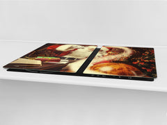 HUGE TEMPERED GLASS COOKTOP COVER - DD30 Christmas Series: Santa spells