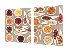 UNIQUE Tempered GLASS Kitchen Board Fruit and Vegetables series DD02 Delicacies 3