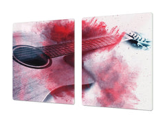 Worktop saver and Pastry Board – Cooktop saver; Series: Outside Series DD19 Guitar