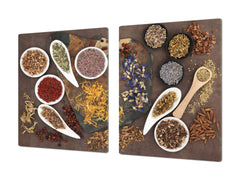 HUGE TEMPERED GLASS COOKTOP COVER A spice series DD03A Root spices 2