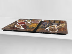 HUGE TEMPERED GLASS COOKTOP COVER A spice series DD03A Root spices 2