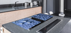 Gigantic KITCHEN BOARD & Induction Cooktop Cover - Water Series DD10 Water drops 1