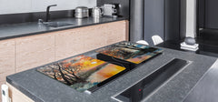 GIGANTIC CUTTING BOARD and Cooktop Cover- Image Series DD05A Sunset