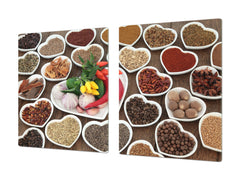 HUGE TEMPERED GLASS COOKTOP COVER A spice series DD03A Spices from the heart