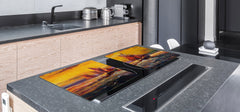 GIGANTIC CUTTING BOARD and Cooktop Cover- Image Series DD05A Rough sea