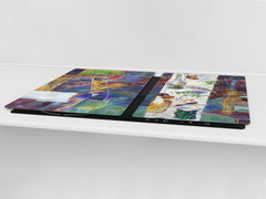 Impact & Shatter Resistant Worktop saver- Image Series DD05B Modern Art