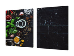 HUGE TEMPERED GLASS COOKTOP COVER A spice series DD03A Italian spices 3