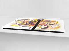 Worktop saver and Pastry Board – Cooktop saver; Series: Outside Series DD19 Painted pattern