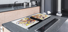 Worktop saver and Pastry Board – Cooktop saver; Series: Outside Series DD19 Painted pattern