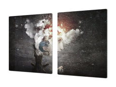 Worktop saver and Pastry Board – Cooktop saver; Series: Outside Series DD19 Head in the clouds