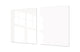 Restaurant serving boards – Worktop saver;  Colours Series DD22A White