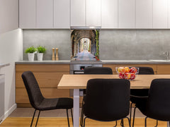 Tempered glass Cooker backsplash BS16 Waterfall landscapes Series: Street Of Venice 2