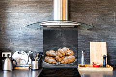 Panel de vidrio para cocina - Serie panaderias BS22 Pan Croissant 2