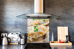 Printed tempered glass backsplash – BS23 European tradicional food Series: Dumplings 3
