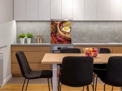 Printed tempered glass backsplash – BS23 European tradicional food Series: Sour Soup With Egg 2